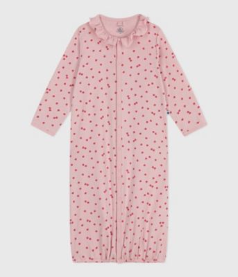 PETIT BATEAU (Baby & Kids)/プチバトー 2ウェイロンパース A0DV801460 ライトピンク/マルチカラー ベビー用ロンパース・カバーオール【三越伊勢丹/公式】