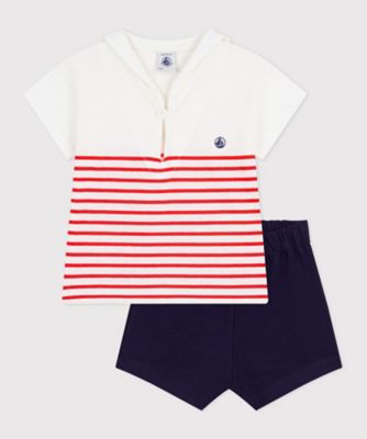 ベビー2点セット A0F3V01 | PETIT BATEAU (Baby&Kids