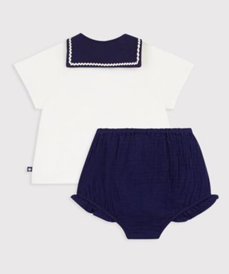 ベビー2点セット A0F3W00 | PETIT BATEAU (Baby&Kids
