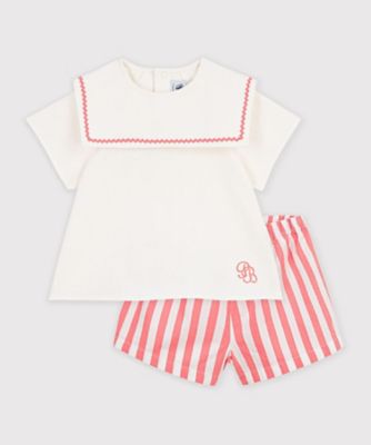 ベビー2点セット A0FAB01 | PETIT BATEAU (Baby&Kids