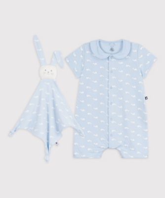 ショートロンパース＆ドゥドゥセット A0FT001 | PETIT BATEAU