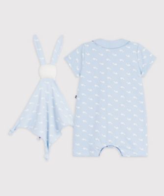 プチバトー PETIT BATEAU 6点セット　3a＋6a ショートロンパース＆ドゥドゥセット A0FT001 | PETIT BATEAU