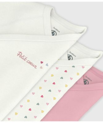 半袖あわせボディ3枚組 A0FYS00 | PETIT BATEAU (Baby&Kids
