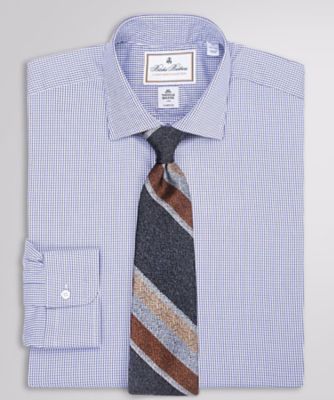 ＜Brooks Brothers＞マイクログラフチェック　ドレスシャツ　Ｒｅｇｕｌａｒ　Ｆｉｔ　１００２１１４７４