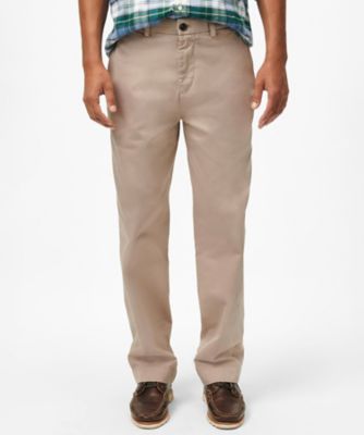 ＜Brooks Brothers＞コットン　プレーンフロント　チノパンツ　１００２１５５８２