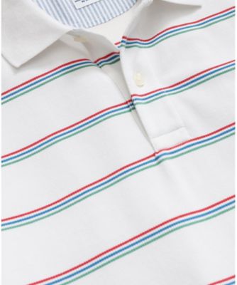 スーピマコットンストレッチ　ピケ　ＧＦロゴ　トリプルストライプ　ポロシャツ　Ｓｌｉｍ　Ｆｉｔ　１００２１７６９４