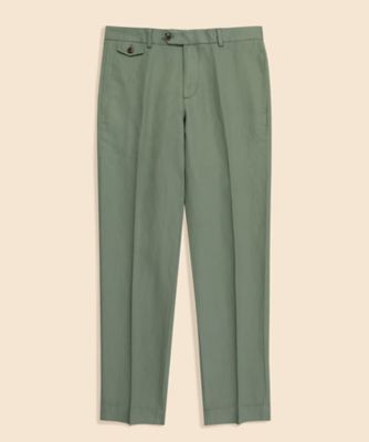 ＜Brooks Brothers＞リネン／コットン　プレーンフロントパンツ　Ｒｅｇｕｌａｒ　１００２１７７８９