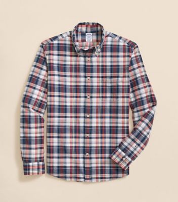 Brooks Brothers/ブルックス ブラザーズ コットン　マドラスチェック　スポーツシャツ　Ｒｅｇｕｌａｒ　Ｆｉｔ　１００２１７９１１