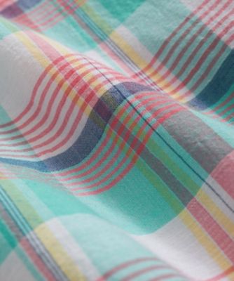 【専用】マドラスチェック バンドカラーショートスリーブシャツ BEAMS+ シャツ マドラス チェック バンドカラー メンズ