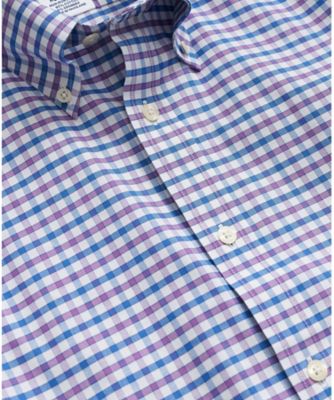 ストレッチオックスフォード　ＧＦロゴ　チェック　　スポーツシャツ　Ｒｅｇｕｌａｒ　Ｆｉｔ　１００２１７９７７