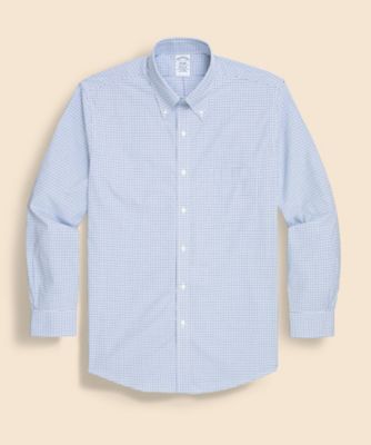 スーピマコットンストレッチ　ブロードクロス　チェック　ドレスシャツ　Ｒｅｇｕｌａｒ　Ｆｉｔ　１００２１８７０７