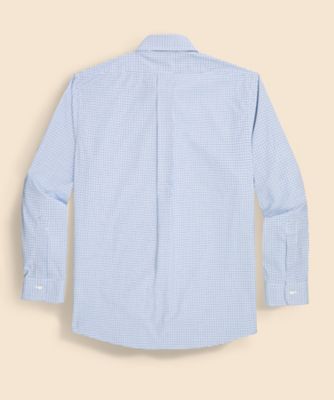 スーピマコットンストレッチ　ブロードクロス　チェック　ドレスシャツ　Ｒｅｇｕｌａｒ　Ｆｉｔ　１００２１８７０７