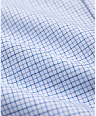 スーピマコットンストレッチ　ブロードクロス　チェック　ドレスシャツ　Ｒｅｇｕｌａｒ　Ｆｉｔ　１００２１８７０７