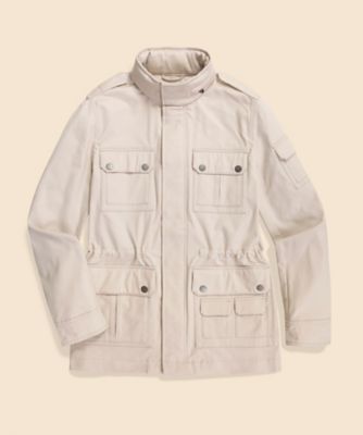 ストレッチコットン フーデッド フィッシングジャケット