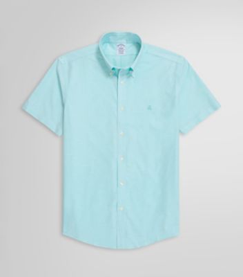 Brooks Brothers/ブルックス ブラザーズ ストレッチオックスフォード　ＧＦロゴ　ショートスリーブ　スポーツシャツ　Ｒｅｇｕｌａｒ　Ｆｉｔ　１００２２３９４４