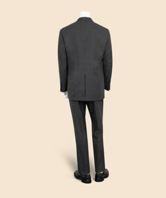 ウール　グレンプラッド　段返り３釦サックスーツ　Ｔｒａｄｉｔｉｏｎａｌ　Ｍａｄｅ　ｉｎ　ＵＳＡ　１００２２４０２１