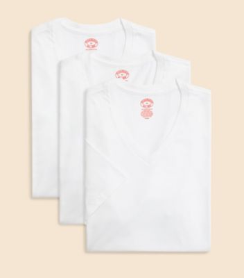 Brooks Brothers/ブルックス ブラザーズ スーピマコットン GFロゴ 3パック VネックTシャツ Traditional Fit 100224237