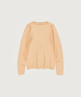 ＜AURALEE (Women)＞ＫＩＤ　ＭＯＨＡＩＲ　ＳＨＥＥＲ　ＫＮＩＴ　ＢＯＡＴ　ＮＥＣＫ　Ｐ／Ｏ　Ａ２４ＡＰ０４ＦＧ