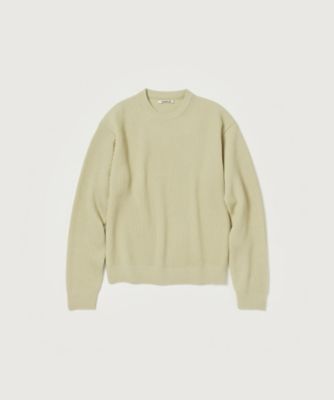 SUPER FINE WOOL RIB KNIT P／O 