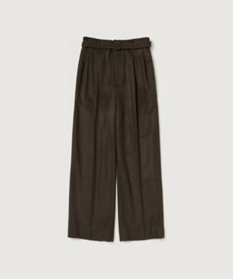 ＜AURALEE (Women)＞ＢＡＢＹ　ＣＡＭＥＬ　ＦＬＡＮＮＥＲＬ　ＳＬＡＣＫＳ　Ａ２４ＡＰ０６ＢＦ　