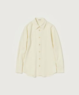 ＜AURALEE (Women)＞ＴＥＮＳＥ　ＷＯＯＬ　ＤＯＵＢＬＥ　ＣＬＯＴＨ　ＳＨＩＲＴ　Ａ２４ＡＳ０１ＷＰ