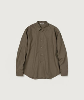 ＷＡＳＨＥＤ ＦＩＮＸ ＴＷＩＬＬ ＳＨＩＲＴ | AURALEE (Women)/オーラリー | 三越伊勢丹オンラインストア・通販【公式】