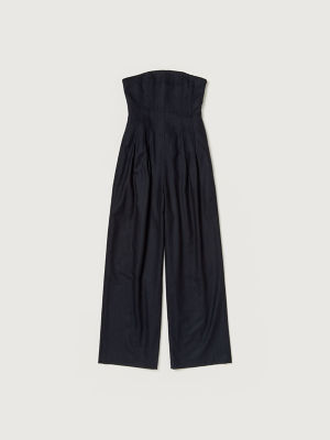 ＜AURALEE (Women)＞ＷＯＯＬ　ＦＵＬＬＩＮＧ　ＦＬＡＮＮＥＬ　ＳＴＲＩＰＥ　ＪＵＭＰＳＵＩＴ　Ａ２４ＡＴ０５ＨＣ