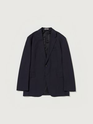 Hard twist store wool dobby jacket