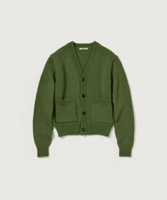 カーディガン WOOL CASHMERE FELTED KNIT