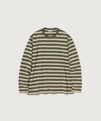カットソー GRADIENT STRIPE JERSEY L／S