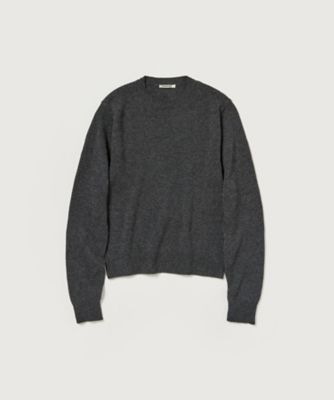 【訳あり】AURALEE ライトグリーン カシミヤ　クルーネックニット 訳あり】AURALEE ライトグリーン カシミヤクルーネックニット