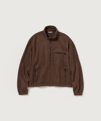 セーター PURE SILK COMFORT FLEECE HALF