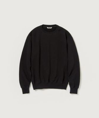 AURALEE (Men)/オーラリー スウェット SMOOTH SOFT BD SWEAT P/O A25AP02TU BLACK トップス【三越伊勢丹/公式】