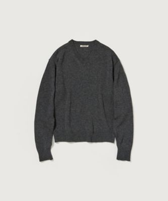 AURALEE ブラック ウールカシミアニット　25ss AURALEE(オーラリー) カシミヤニットセーターA21AP01BC