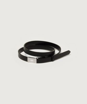 ＜AURALEE (Men)＞ベルト　ＳＬＩＤＥ　ＢＵＣＫＬＥ　ＢＥＬＴ　Ａ２５ＳＢ０４ＲＰーＭ