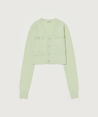 ＜AURALEE (Women)＞ＳＵＰＥＲ　ＨＩＧＨ　ＧＡＵＧＥ　ＣＯＴＴＯＮ　ＫＮＩＴ　ＣＡＲＤＩＧＡＮ　Ａ２５ＳＣ０６ＫＡ