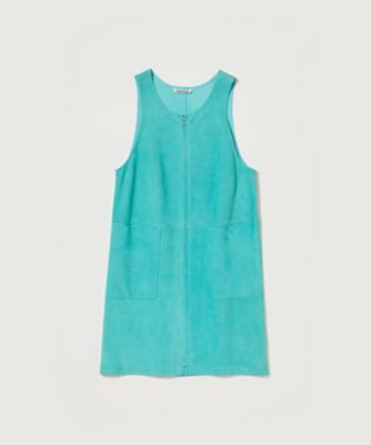 ＜AURALEE (Women)＞ＬＡＭＢ　ＳＵＥＤＥ　ＺＩＰ　ＭＩＮＩ　ＤＲＥＳＳ　Ａ２５ＳＤ０５ＧＳ