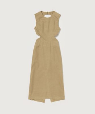 ＜AURALEE (Women)＞ＰＲＯＤＵＣＴ　ＤＹＥＤ　ＦＩＮＸ　ＧＡＢＡＲＤＩＮＥ　ＤＲＥＳＳ