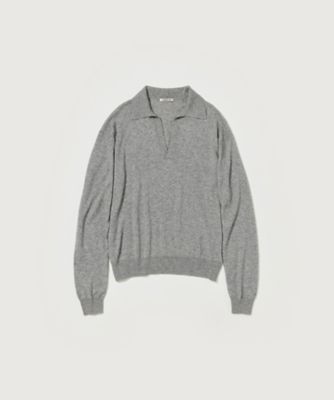 ニット　ＳＵＰＥＲ　ＦＩＮＥ　ＣＡＳＨＭＥＲＥ　ＳＩＬＫ　ＫＮＩＴ　ＳＫＩＰＰＥＲ　ＰＯＬＯ　Ａ２５ＳＰ０２ＳＣ