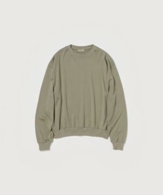 ＜AURALEE (Men)＞スウェット　ＳＵＰＥＲ　ＨＩＧＨ　ＧＡＵＧＥ　ＳＷＥＡＴ　Ｐ／Ｏ　Ａ２５ＳＰ０３ＣＵ