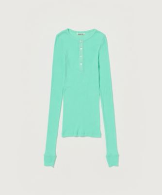 ＜AURALEE (Women)＞ＯＲＧＡＮＩＣ　ＳＯＦＴ　ＲＩＢ　ＨＥＮＬＹ　ＮＥＣＫ　Ｐ／Ｏ　Ａ２５ＳＰ０３ＯＴ