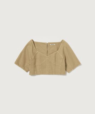＜AURALEE (Women)＞ＰＲＯＤＵＣＴ　ＤＹＥＤ　ＦＩＮＸ　ＧＡＢＡＲＤＩＮＥ　Ｐ／Ｏ