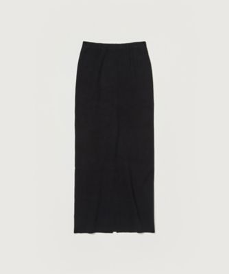 AURALEE (Women)/オーラリー ＣＯＴＴＯＮ　ＳＩＬＫ　ＳＴＲＥＴＣＨ　ＤＯＵＢＬＥ　ＦＡＣＥ　ＫＮＩＴ　ＳＫＩＲＴ