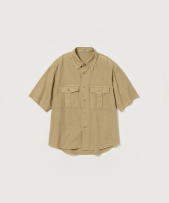 シャツ　ＰＲＯＤＵＣＴ　ＤＹＥＤ　ＦＩＮＸ　ＧＡＢＡＲＤＩＮＥ　ＨＡＬＦ　ＳＬＥＥＶＥＤ　ＳＨＩＲＴ　Ａ２５ＳＳ０３ＦＤ