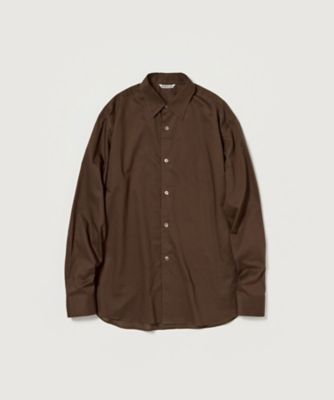 室内試着のみ】AURALEE WASHED FINX TWILL SHIRTS（AURALEE 24SS 
