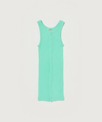 ＜AURALEE (Women)＞ＯＲＧＡＮＩＣ　ＳＯＦＴ　ＲＩＢ　ＴＡＮＫ　ＴＯＰ　Ａ２５ＳＴ０５ＯＴ