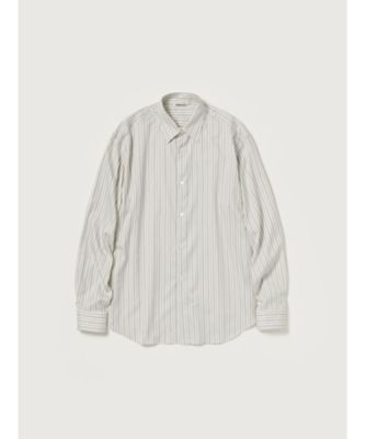 シャツ COTTON SILK STRIPE SHIRT