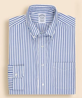 スーピマコットン　ボールドストライプ　ドレスシャツ　Ｒｅｇｕｌａｒ　Ｆｉｔ　Ｍａｄｅ　ｉｎ　ＵＳＡ　３３００００６３４