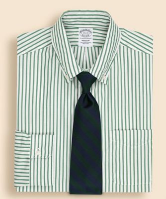 Brooks Brothers/ブルックス ブラザーズ スーピマコットン　ボールドストライプ　ドレスシャツ　Ｒｅｇｕｌａｒ　Ｆｉｔ　Ｍａｄｅ　ｉｎ　ＵＳＡ　３３００００６３６