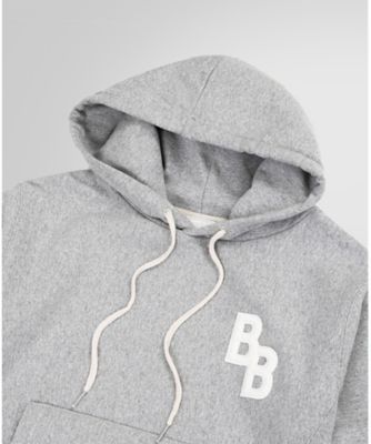 コットンフレンチテリー　ＢＢロゴ　プルオーバー　フーディー　Ｇｒｅｙ　３４０２９００８６